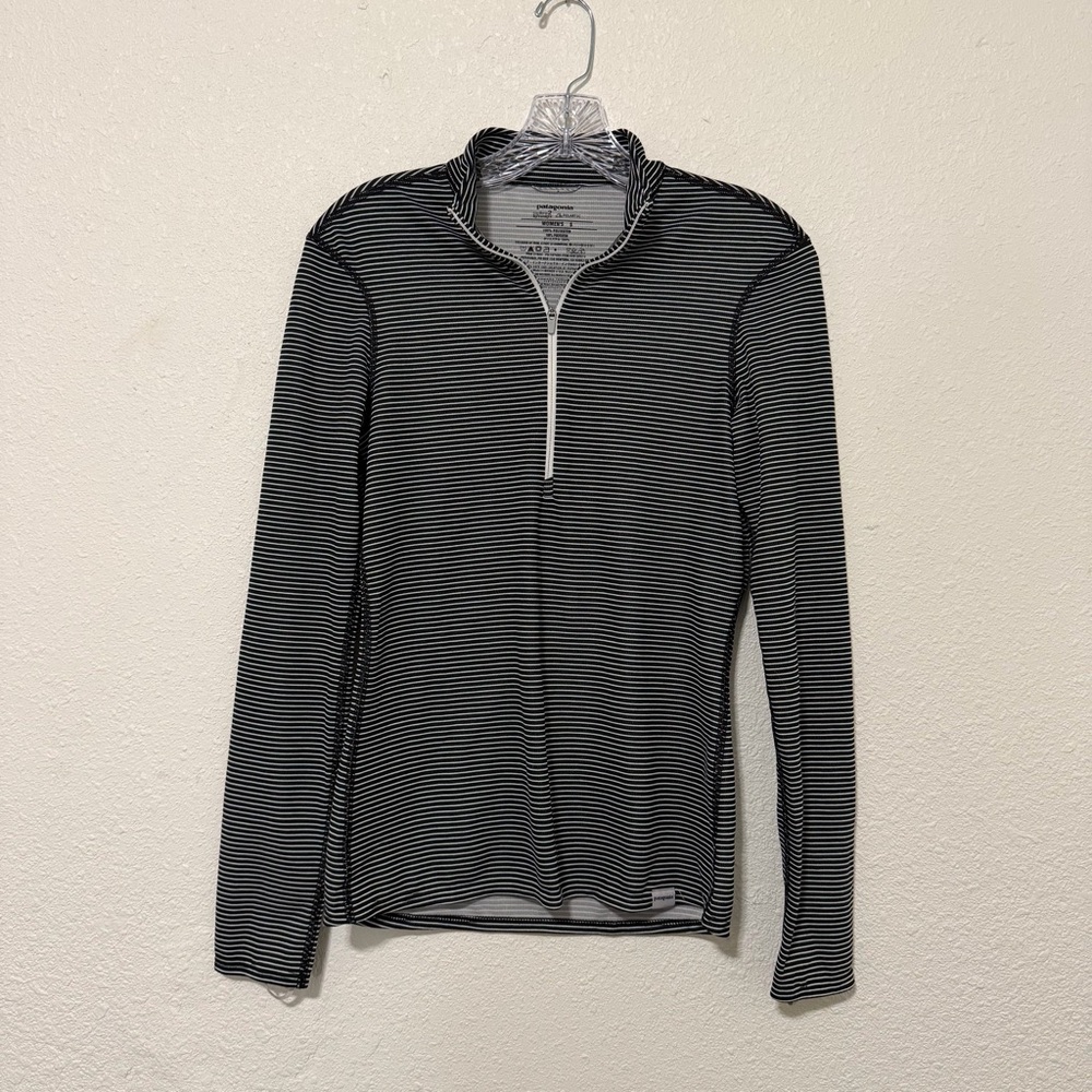 Patagonia Pullover Womens S Mid weight Polartec‎ 1/4 Zip Striped